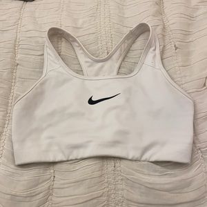 White Nike bra